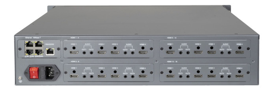 PM60MA3H/00-16H IP видео матричная система с 16CH выходом HDMI вход видео через Ip управление видео стеной